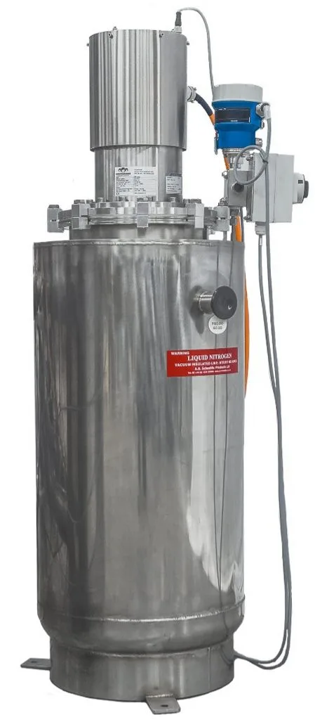 Cryopump optimized impeller and volute geometry to pump a sub-cooled LN<sub>2</sub> flow in closed loop cooling systems