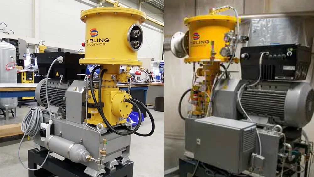 Closed Loop Helium Gas Cooling System; helium circulation; superconductivity; superconductive DC cables; superconductive motor; shield cooling; space chamber; neutron moderator; superconductive magnet; big science; mri; magnet cooling; magnet cool down; medical systems; cooling of superconductive magnets; liquid hydrogen;