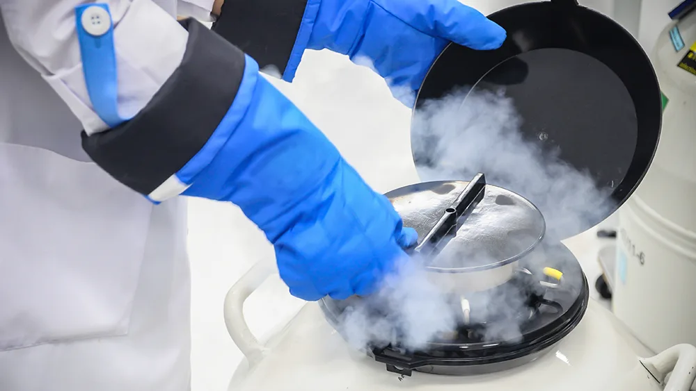 cryo storage, cold storage, sample storage, physics research, science research